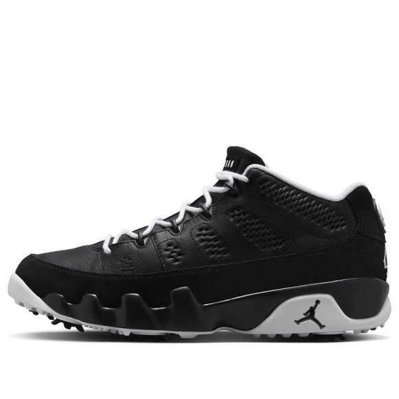 Air Jordan 9 Golf “Barons” Men’s Golf Cleats Shoes Black FN6930-001, Size 10.5 - Picture 12 of 16